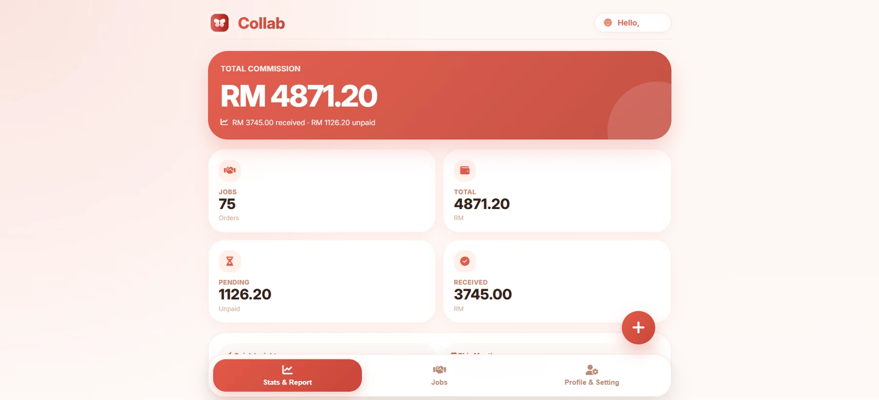 Collab — Desktop responsive experience